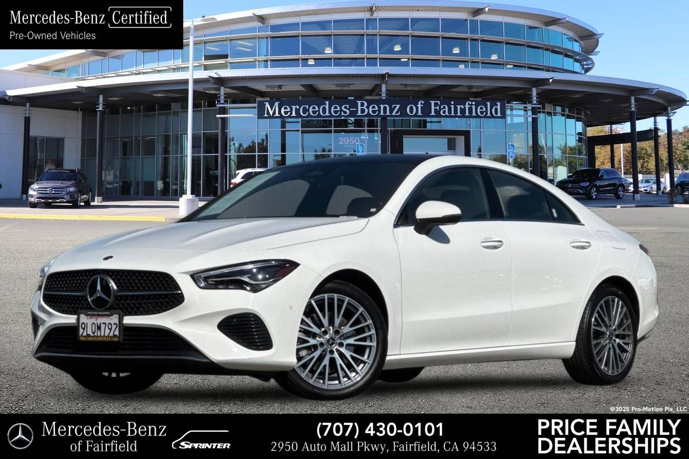 2025 Mercedes-Benz CLA CLA 250 — Sedan — 12,272 mi — Fairfield, CA