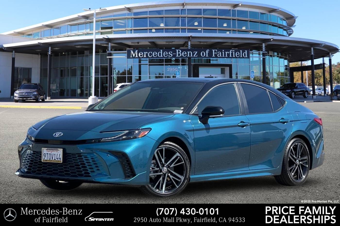 2025 Toyota Camry Hybrid XSE — Sedan — 3,288 mi — Fairfield, CA