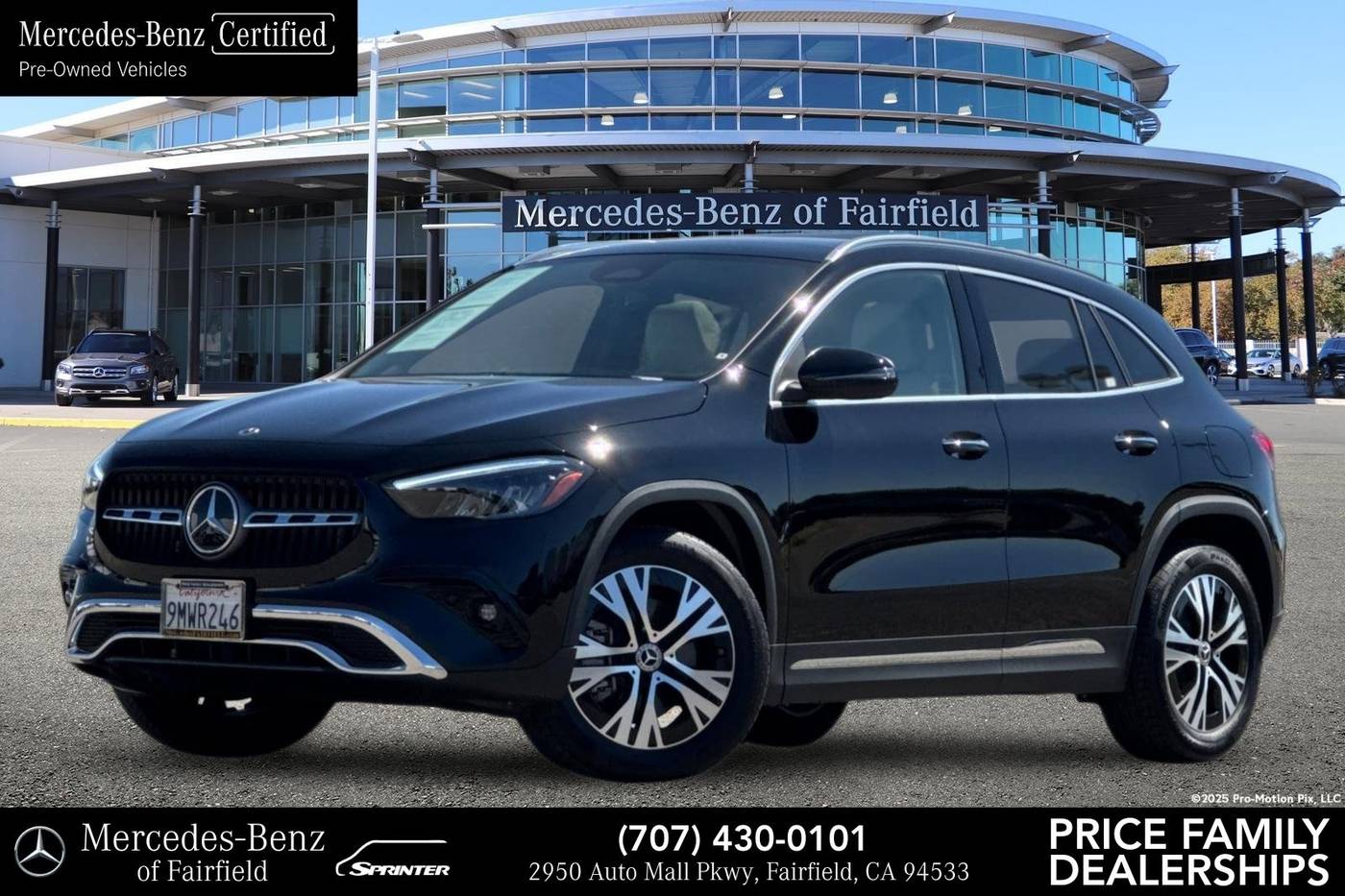 2025 Mercedes-Benz GLA GLA 250 — SUV — 15,125 mi — Fairfield, CA