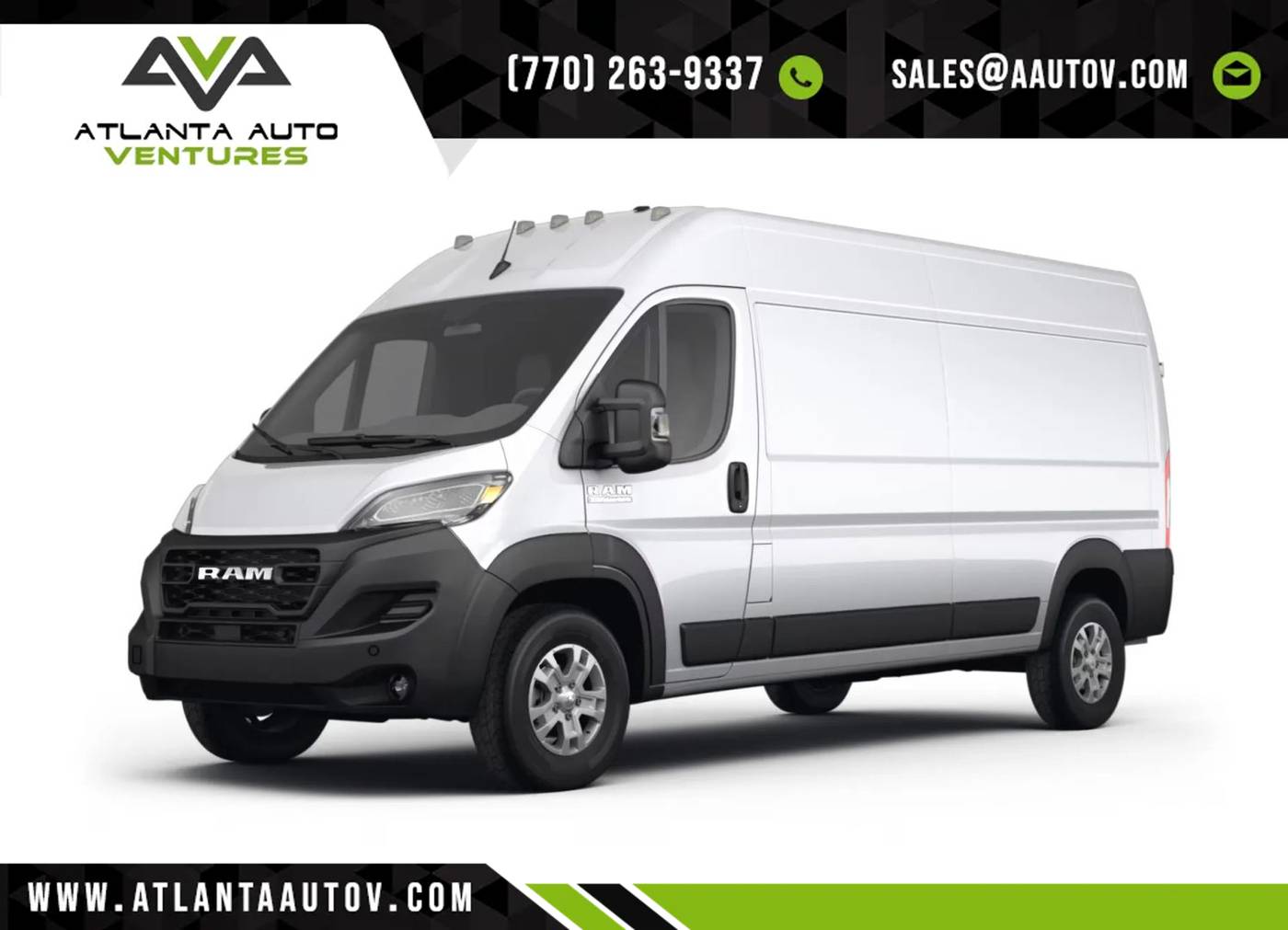 2023 Ram ProMaster Cargo Van 3500 — Cargo Van — 52,023 mi — Roswell, GA