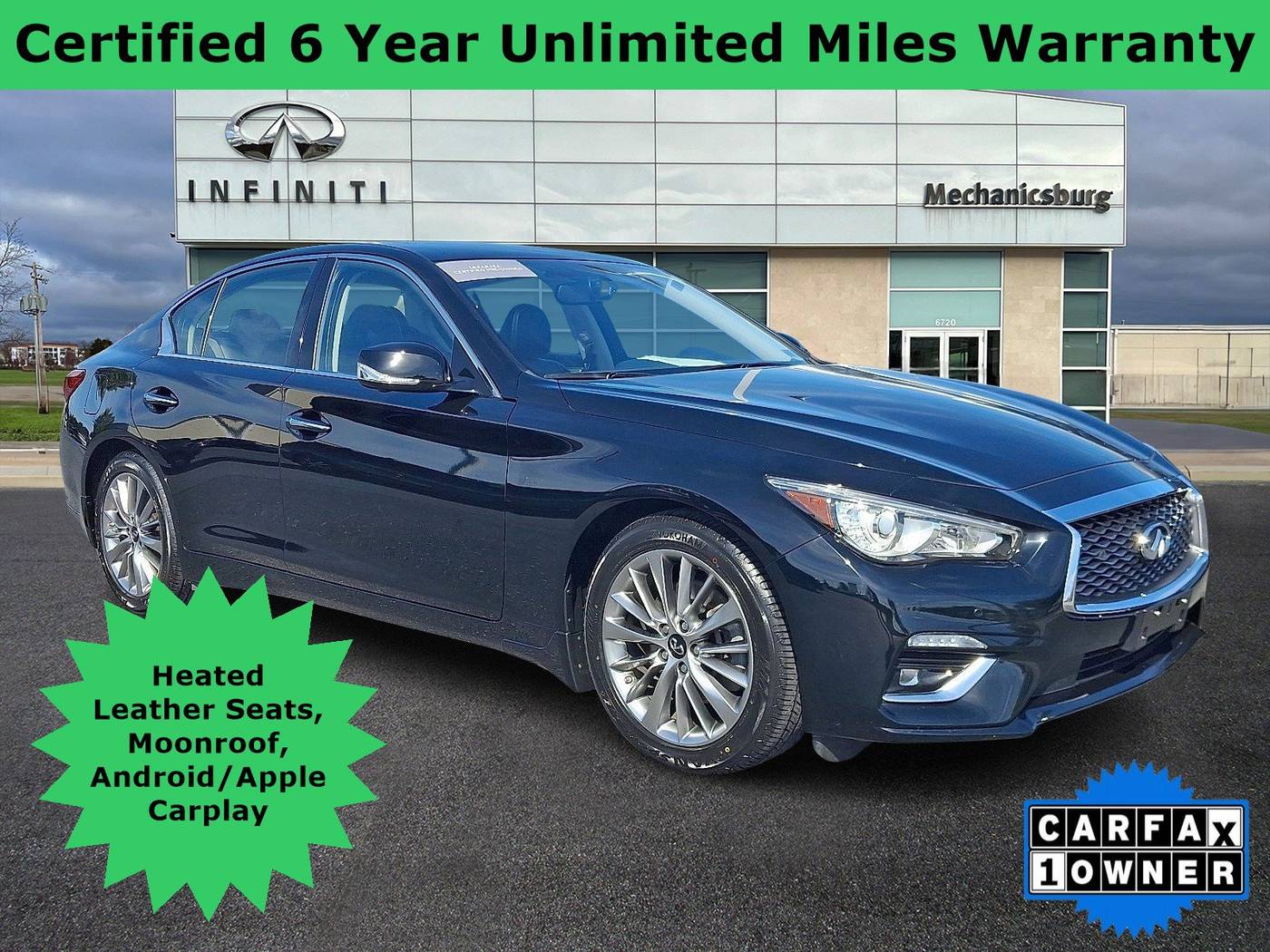 2022 INFINITI Q50 LUXE — Sedan — 36,169 mi — Mechanicsburg, PA