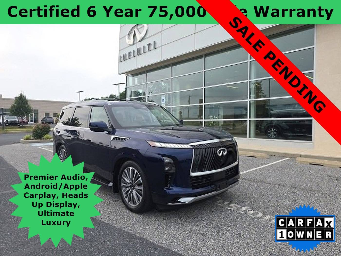 2025 INFINITI QX80 SENSORY — SUV — 6,695 mi — Mechanicsburg, PA