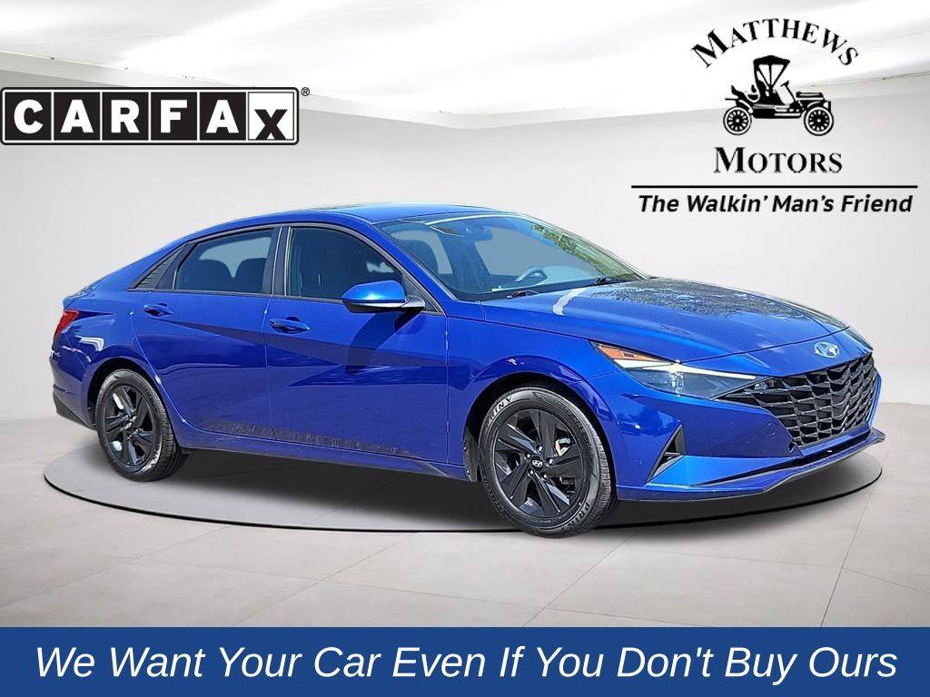 2023 Hyundai Elantra Hybrid Blue — Sedan — 58,582 mi — Wilmington, NC