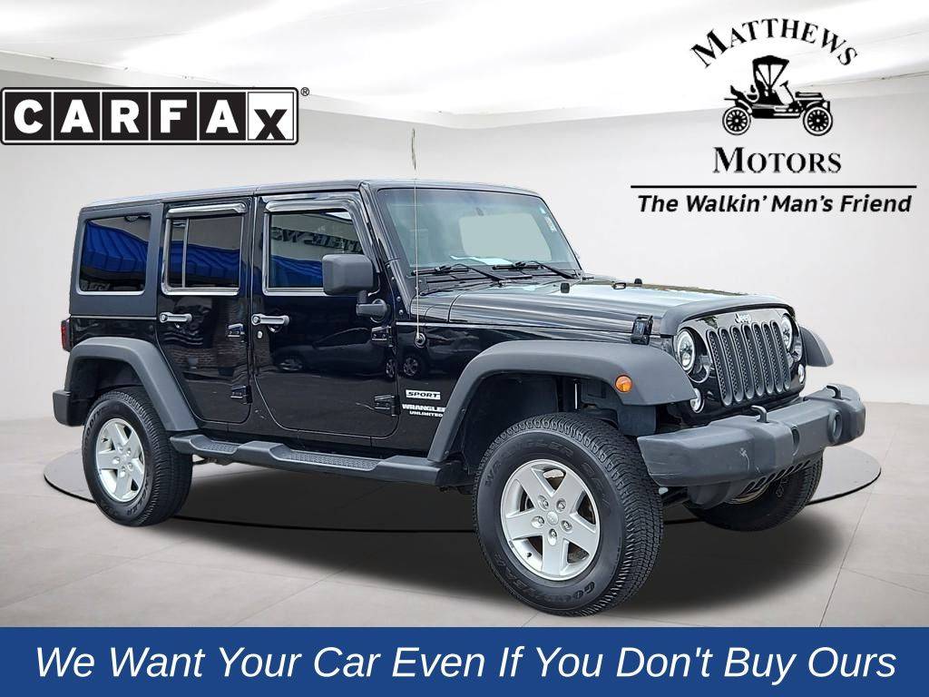 2015 Jeep Wrangler Sport — SUV — 117,143 mi — Wilmington, NC