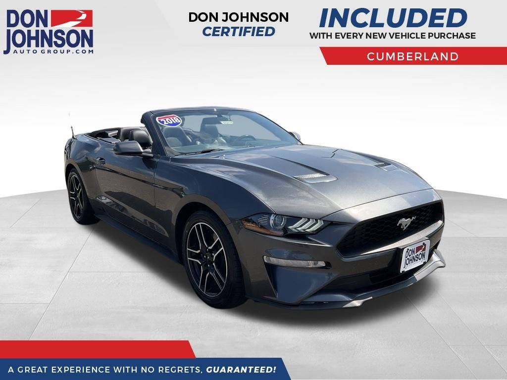 2018 Ford Mustang EcoBoost Premium — Convertible — 25,714 mi — Cumberland, WI