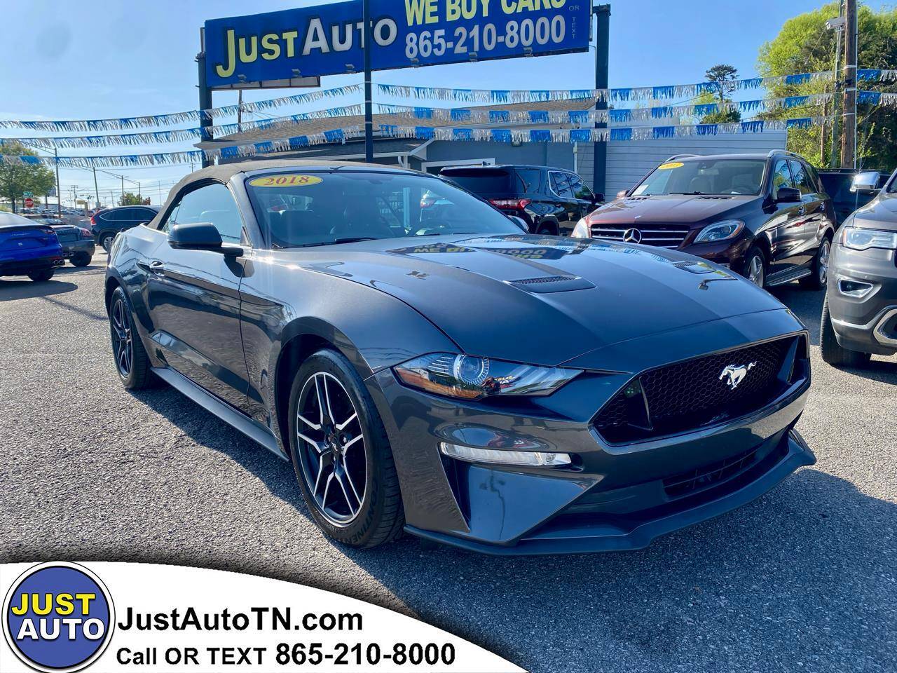 2018 Ford Mustang EcoBoost — Convertible — 63,197 mi — Knoxville, TN