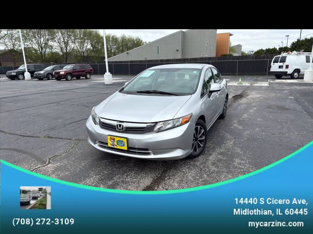 2012 Honda Civic LX — Sedan — 78,160 mi — Midlothian, IL