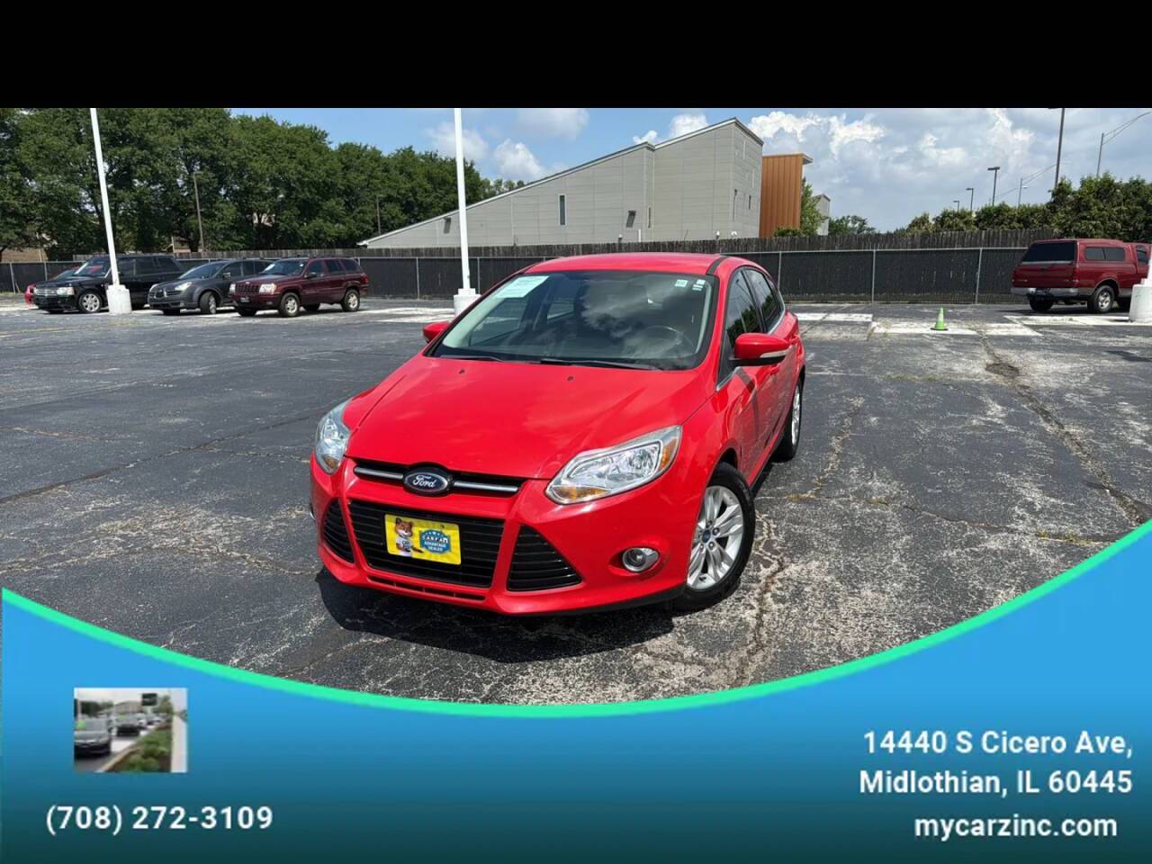 2012 Ford Focus SEL — Hatchback — 95,632 mi — Midlothian, IL