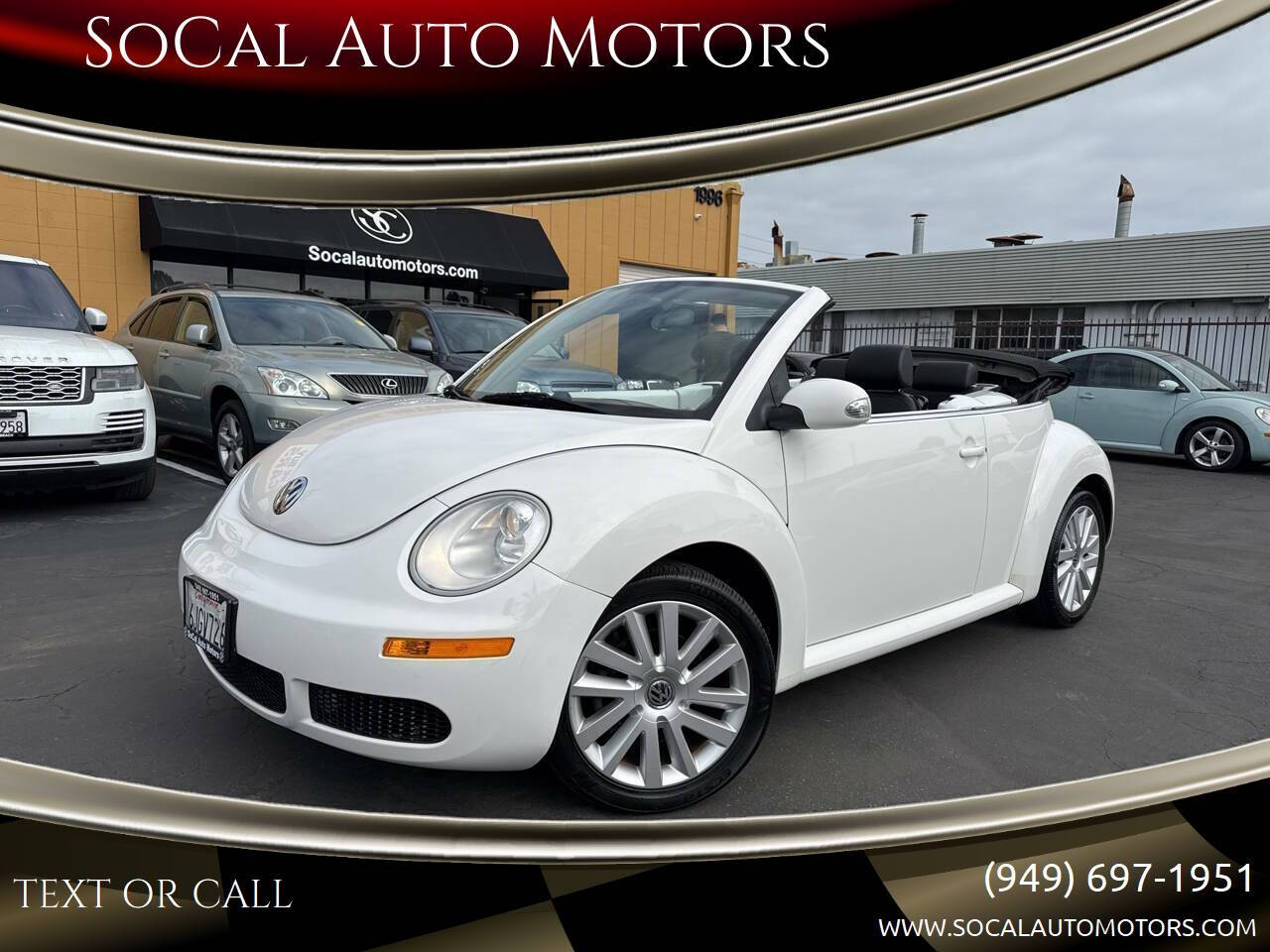 2009 Volkswagen New Beetle S — Convertible — 85,079 mi — Costa Mesa, CA