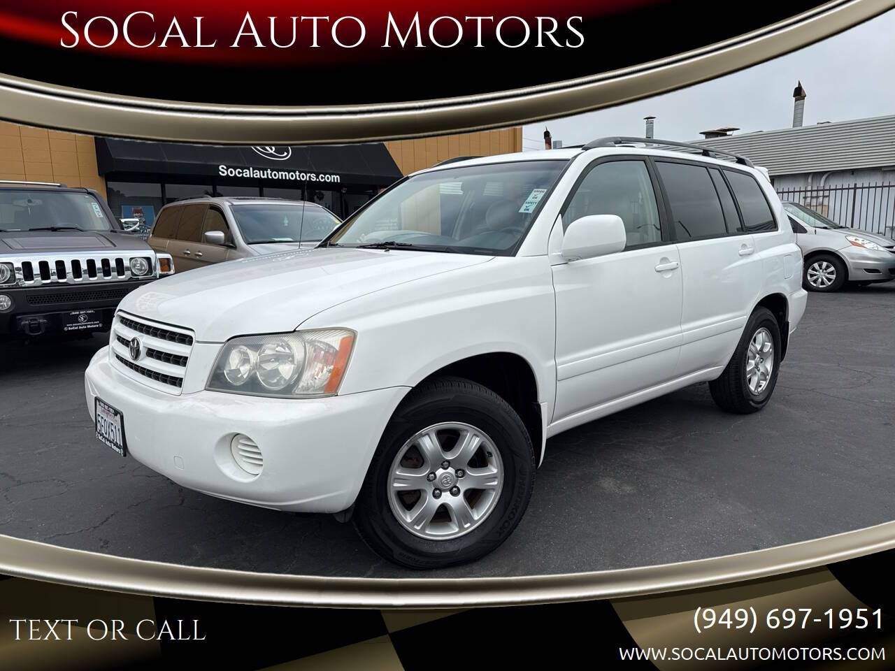 2003 Toyota Highlander Base V6 — SUV — 146,020 mi — Costa Mesa, CA