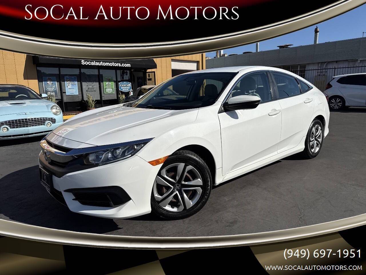 2016 Honda Civic LX — Sedan — 87,979 mi — Costa Mesa, CA