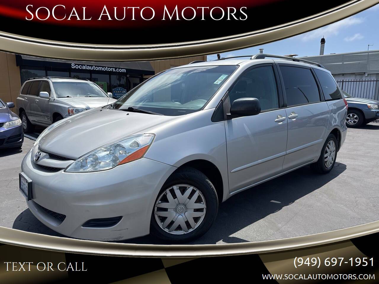 2008 Toyota Sienna LE — Minivan — 126,009 mi — Costa Mesa, CA