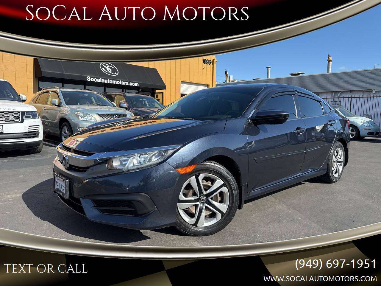 2016 Honda Civic LX — Sedan — 91,703 mi — Costa Mesa, CA