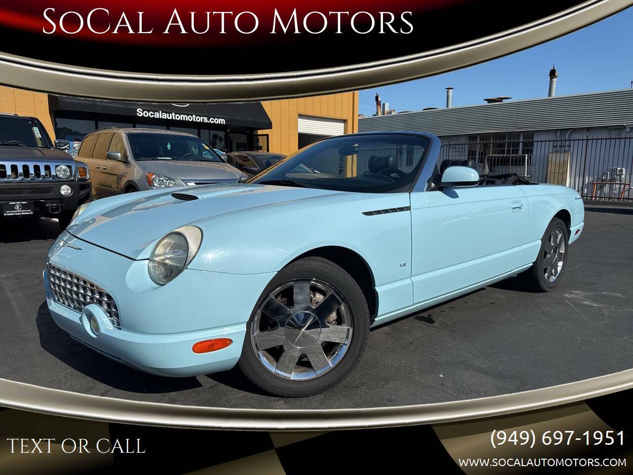 2003 Ford Thunderbird Premium — Convertible — 106,638 mi — Costa Mesa, CA