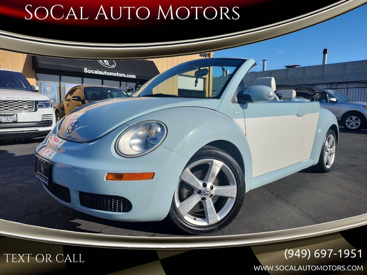 2010 Volkswagen New Beetle Final Edition — Convertible — 93,076 mi — Costa Mesa, CA