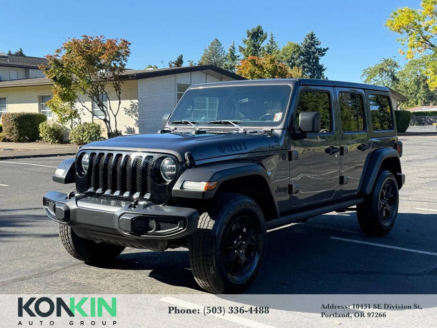 2020 Jeep Wrangler Willys — SUV — 73,650 mi — Portland, OR