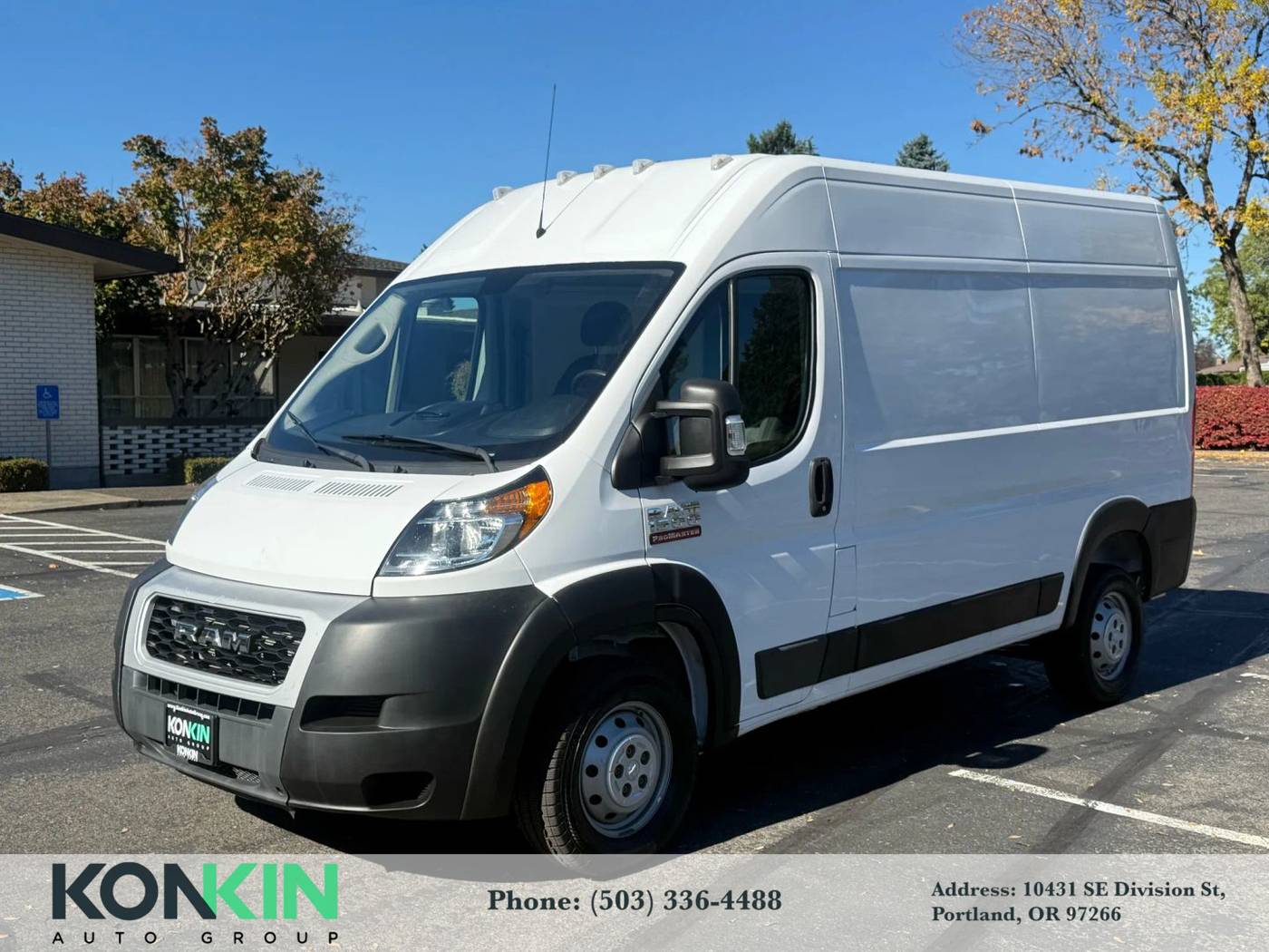 2020 Ram ProMaster Cargo Van 1500 — Cargo Van — 59,550 mi — Portland, OR