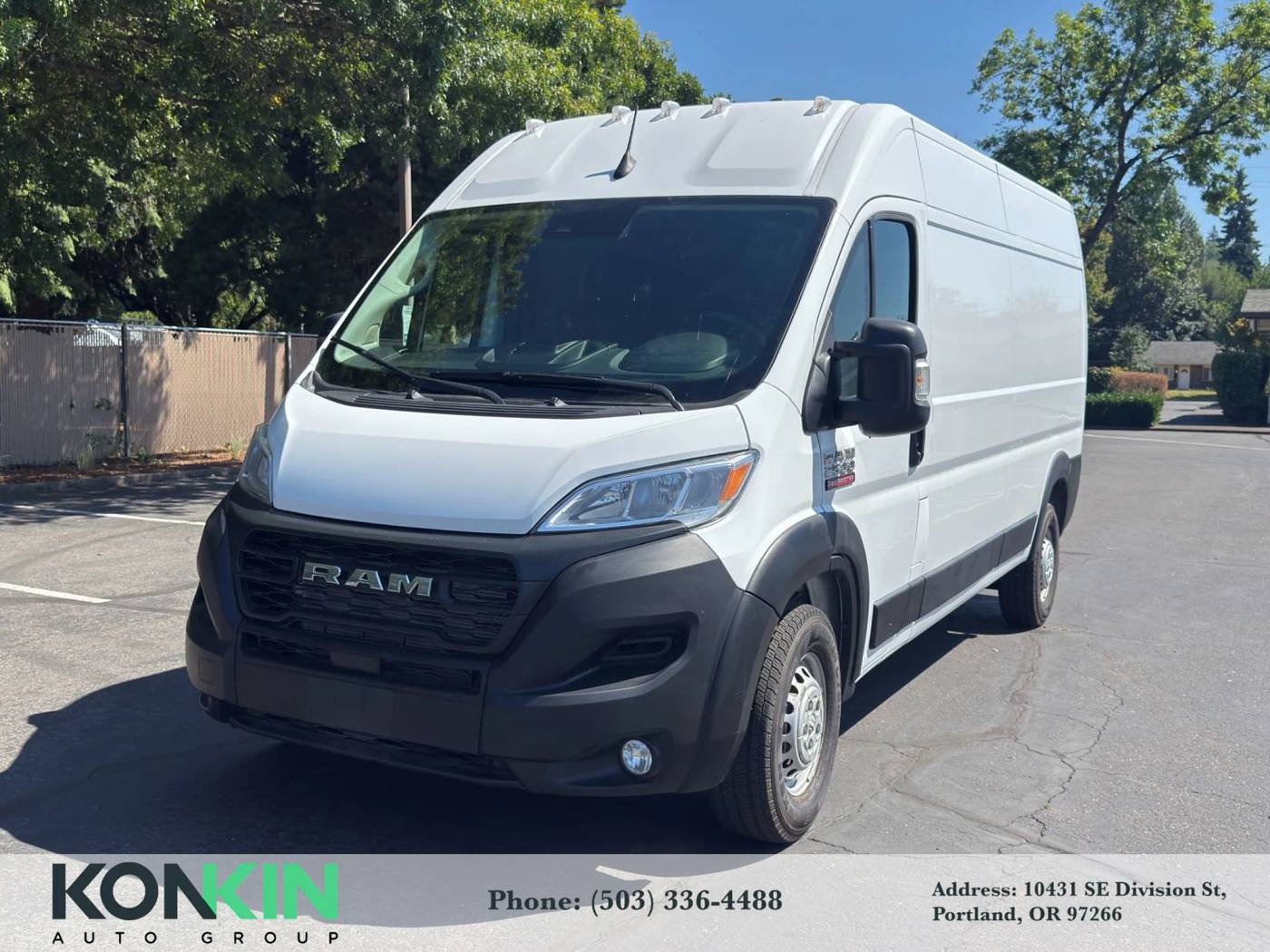 2024 Ram ProMaster Cargo Van Tradesman 2500 — Cargo Van — 906 mi — Portland, OR