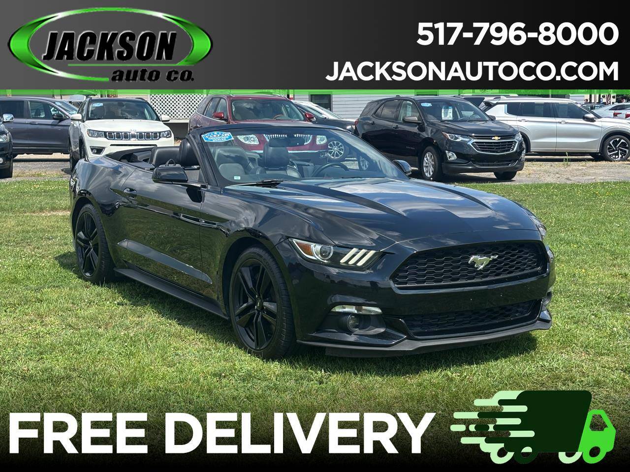 2016 Ford Mustang EcoBoost Premium — Convertible — 52,000 mi — Jackson, MI