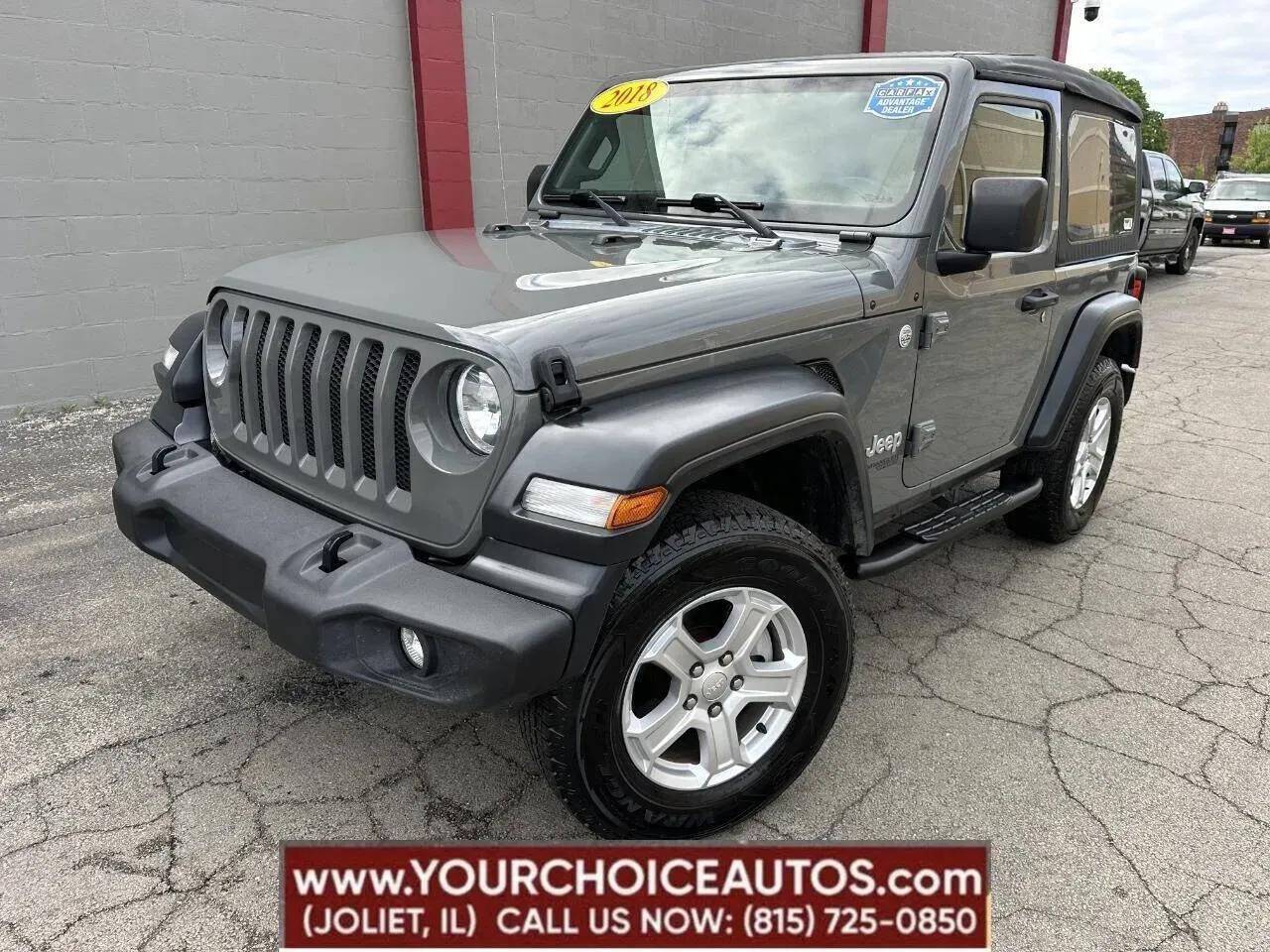 2018 Jeep Wrangler Sport S — SUV — 54,953 mi — Joliet, IL