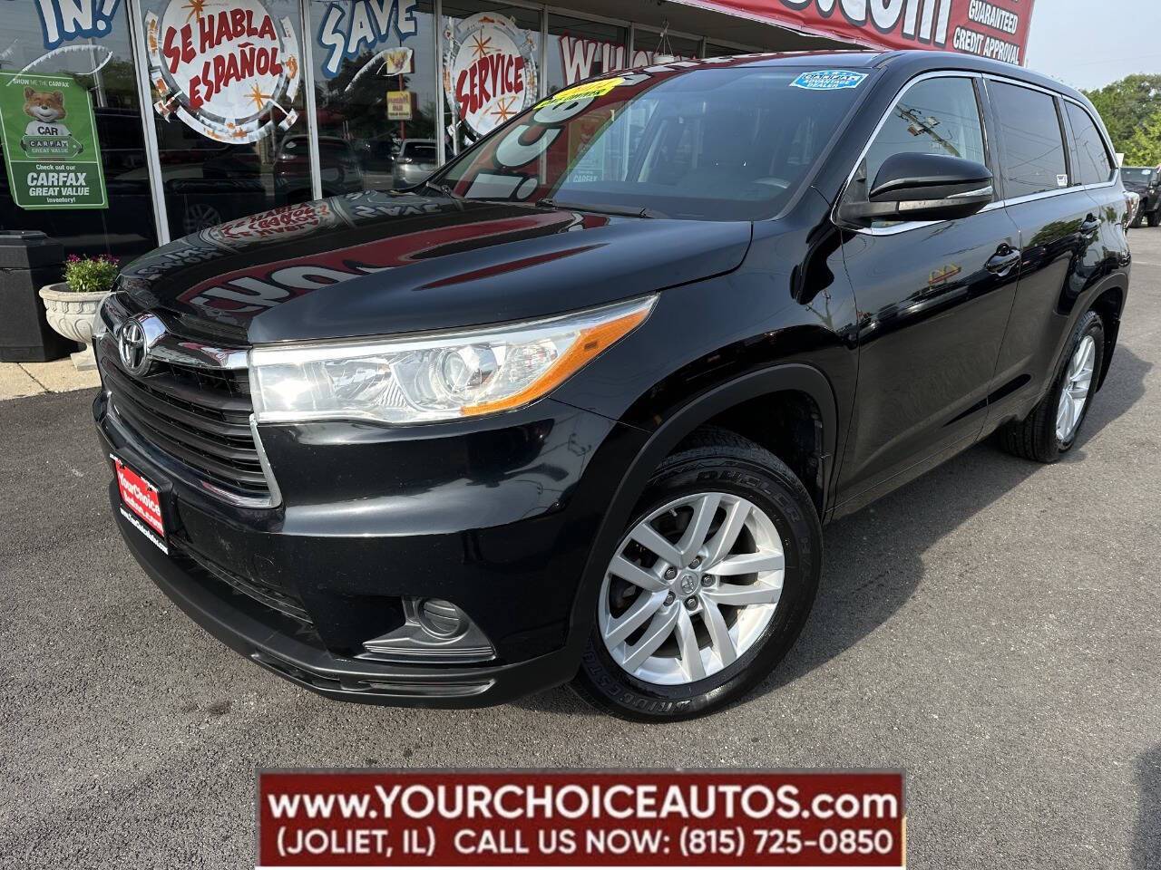2014 Toyota Highlander LE V6 — SUV — 137,043 mi — Joliet, IL