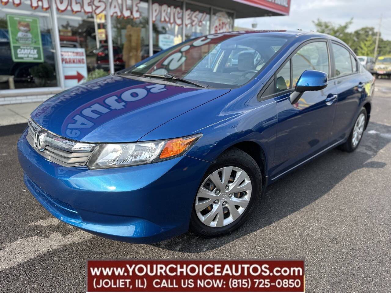 2012 Honda Civic LX — Sedan — 98,196 mi — Joliet, IL