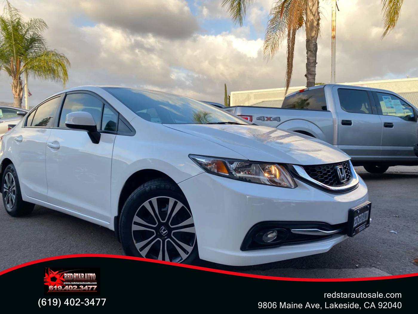 2013 Honda Civic LX — Sedan — 92,177 mi — Lakeside, CA