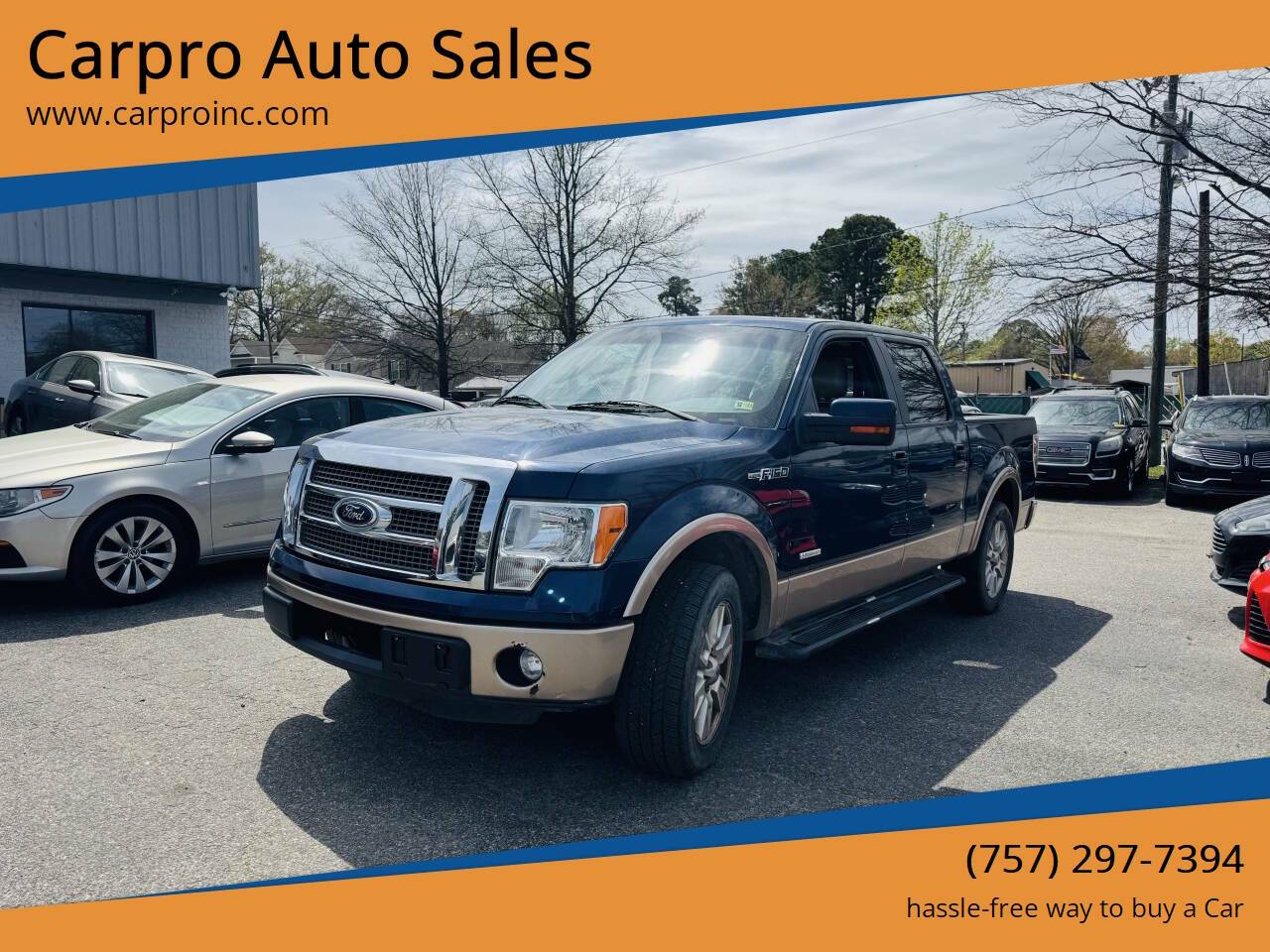 2012 Ford F-150 Lariat — Pickup Truck — 204,594 mi — Chesapeake, VA