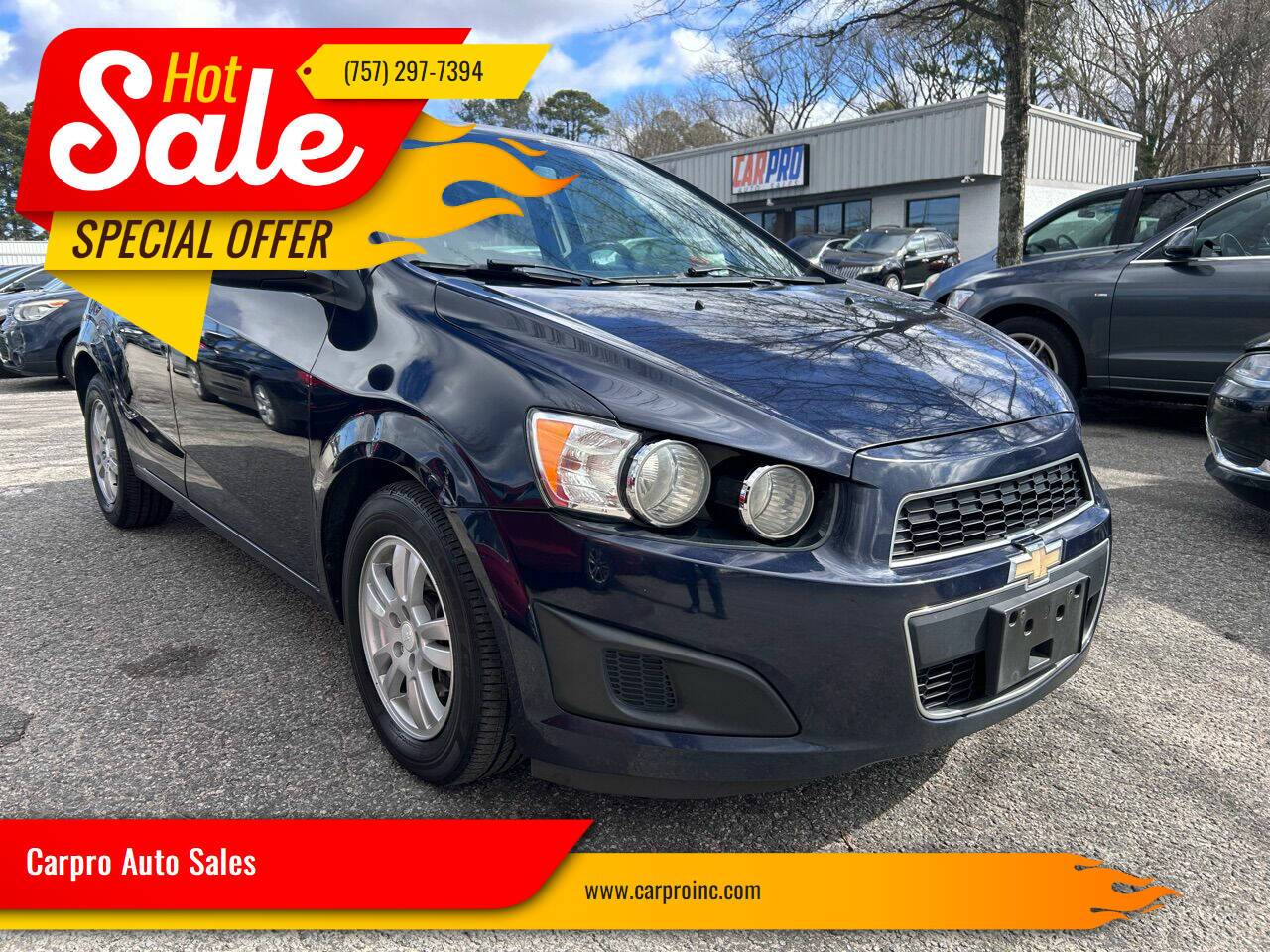 2016 Chevrolet Sonic LT — Hatchback — 130,247 mi — Chesapeake, VA