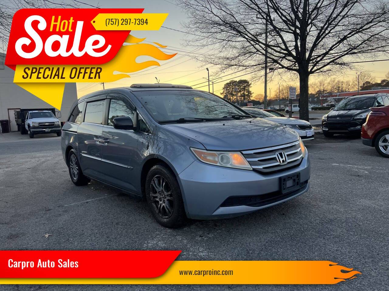 2013 Honda Odyssey EX-L — Minivan — 229,200 mi — Chesapeake, VA