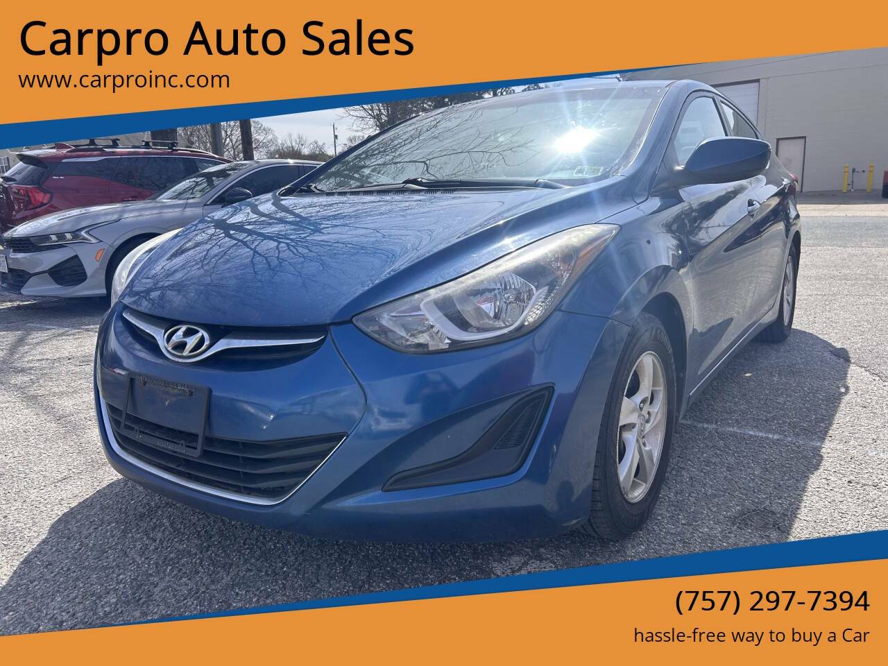 2014 Hyundai Elantra SE — Sedan — 88,748 mi — Chesapeake, VA