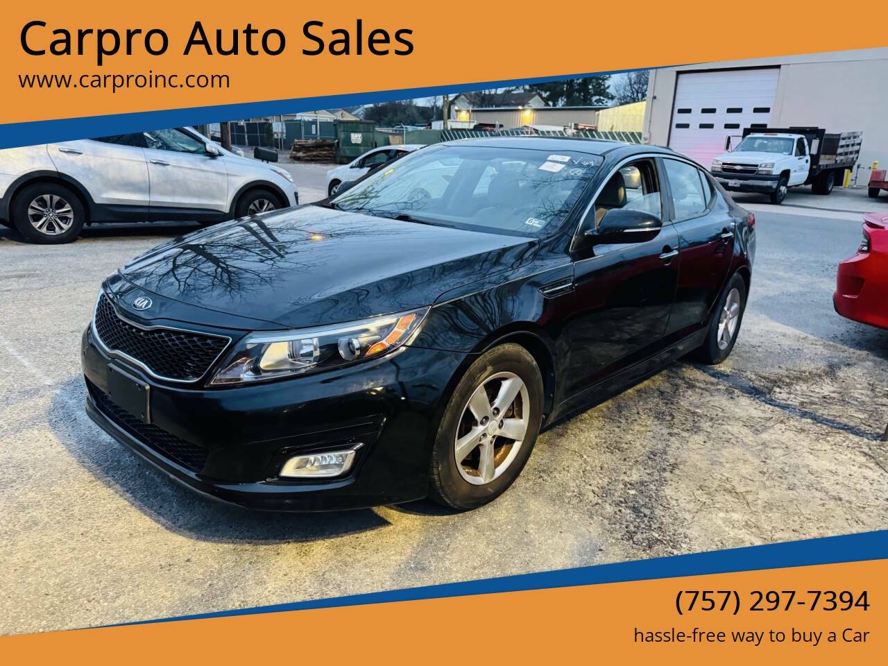 2015 Kia Optima LX — Sedan — 105,843 mi — Chesapeake, VA