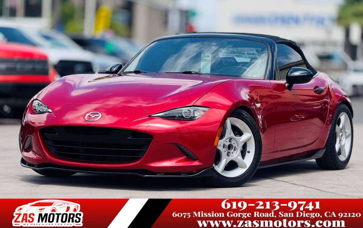 2016 Mazda MX-5 Miata Club — Convertible — 77,285 mi — San Diego, CA