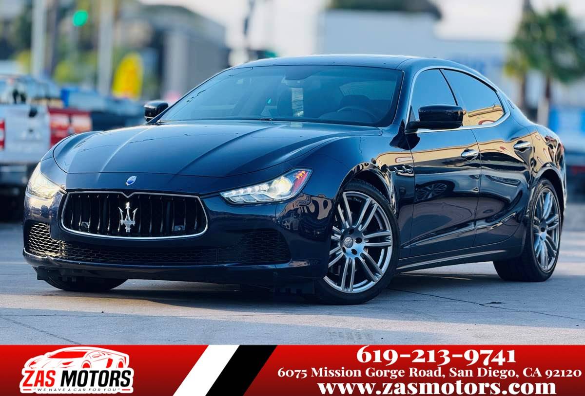 2015 Maserati Ghibli S Q4 — Sedan — 52,038 mi — San Diego, CA