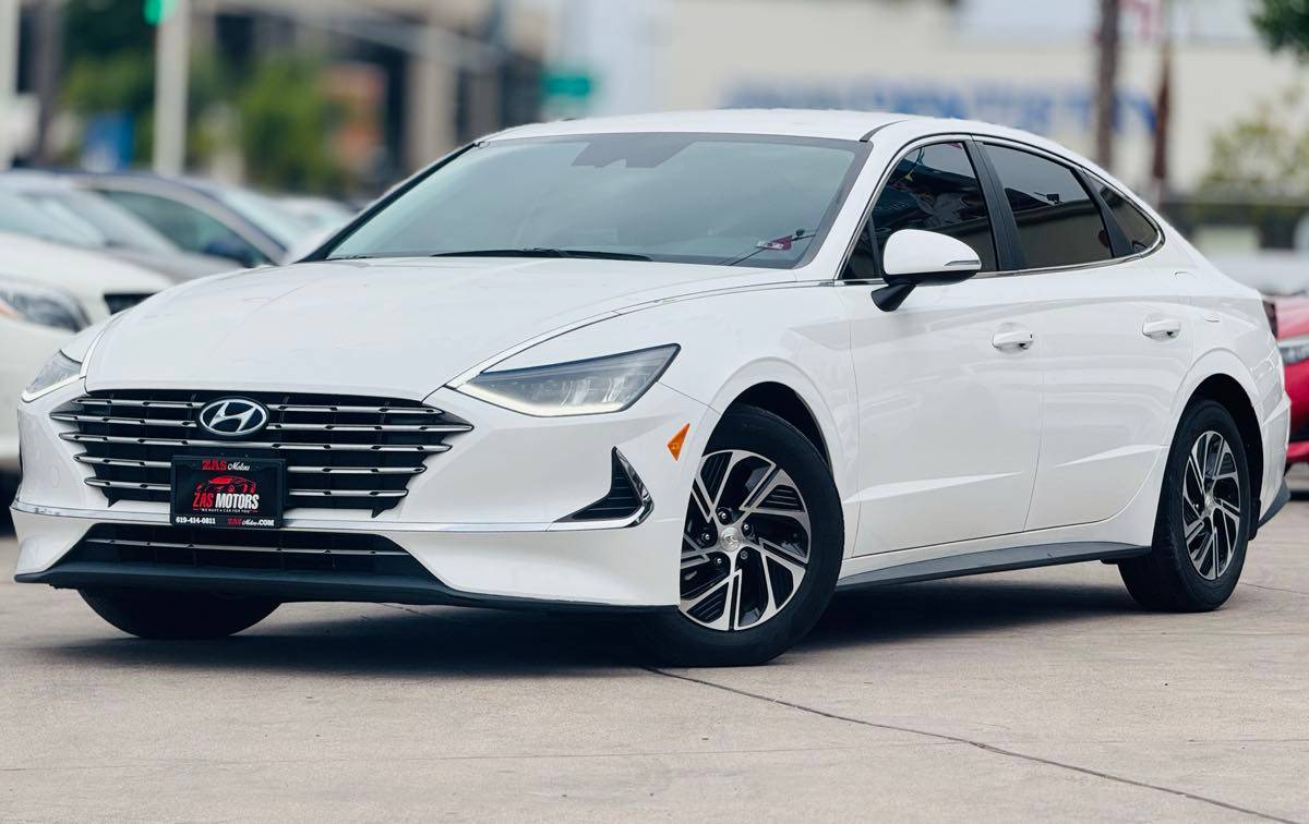 2022 Hyundai Sonata Hybrid Blue — Sedan — 115,168 mi — San Diego, CA