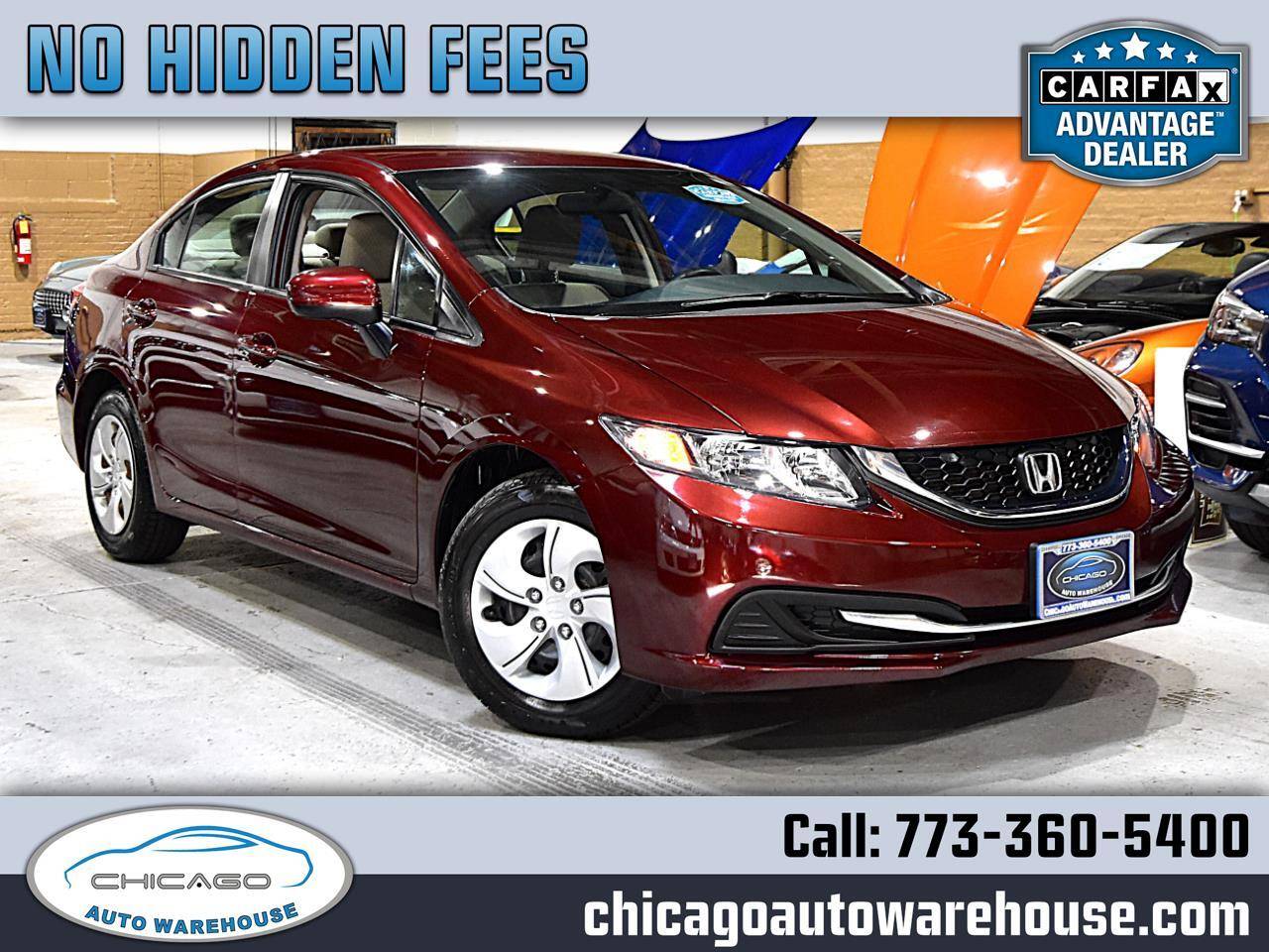 2014 Honda Civic LX — Sedan — 45,561 mi — Chicago, IL
