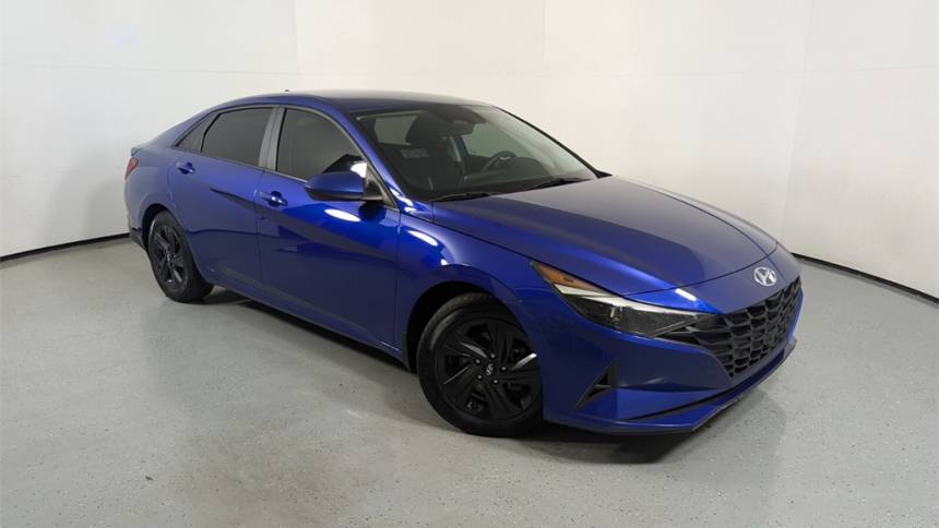 2022 Hyundai Elantra Hybrid Blue — Sedan — 75,859 mi — Lake Park, FL