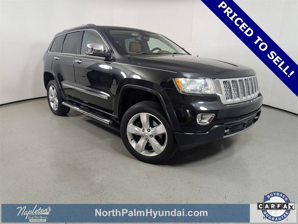 2012 Jeep Grand Cherokee Overland Summit — SUV — 89,544 mi — Lake Park, FL