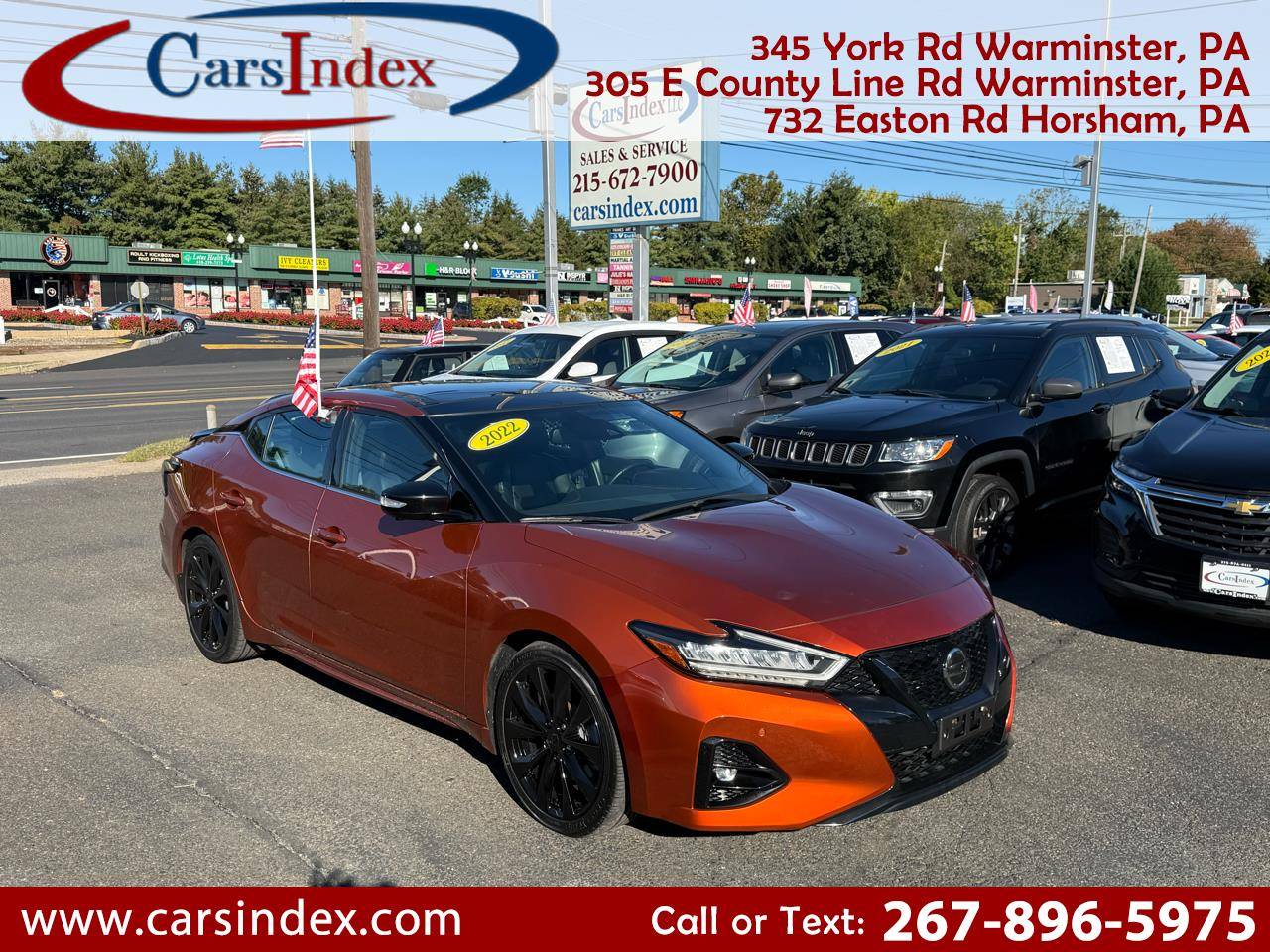 2022 Nissan Maxima SR — Sedan — 60,261 mi — Warminster, PA