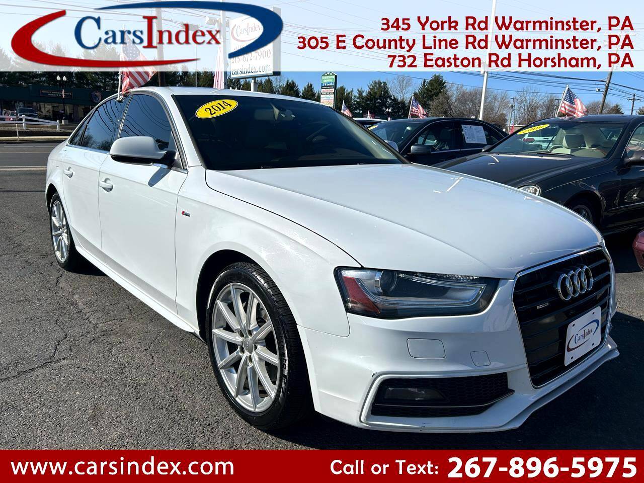 2014 Audi A4 Premium Plus — Sedan — 107,922 mi — Warminster, PA