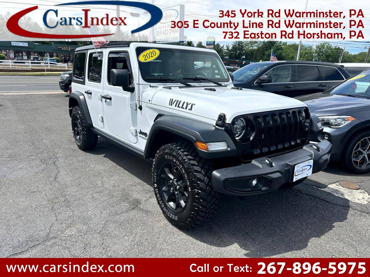 2020 Jeep Wrangler Willys — SUV — 115,860 mi — Warminster, PA