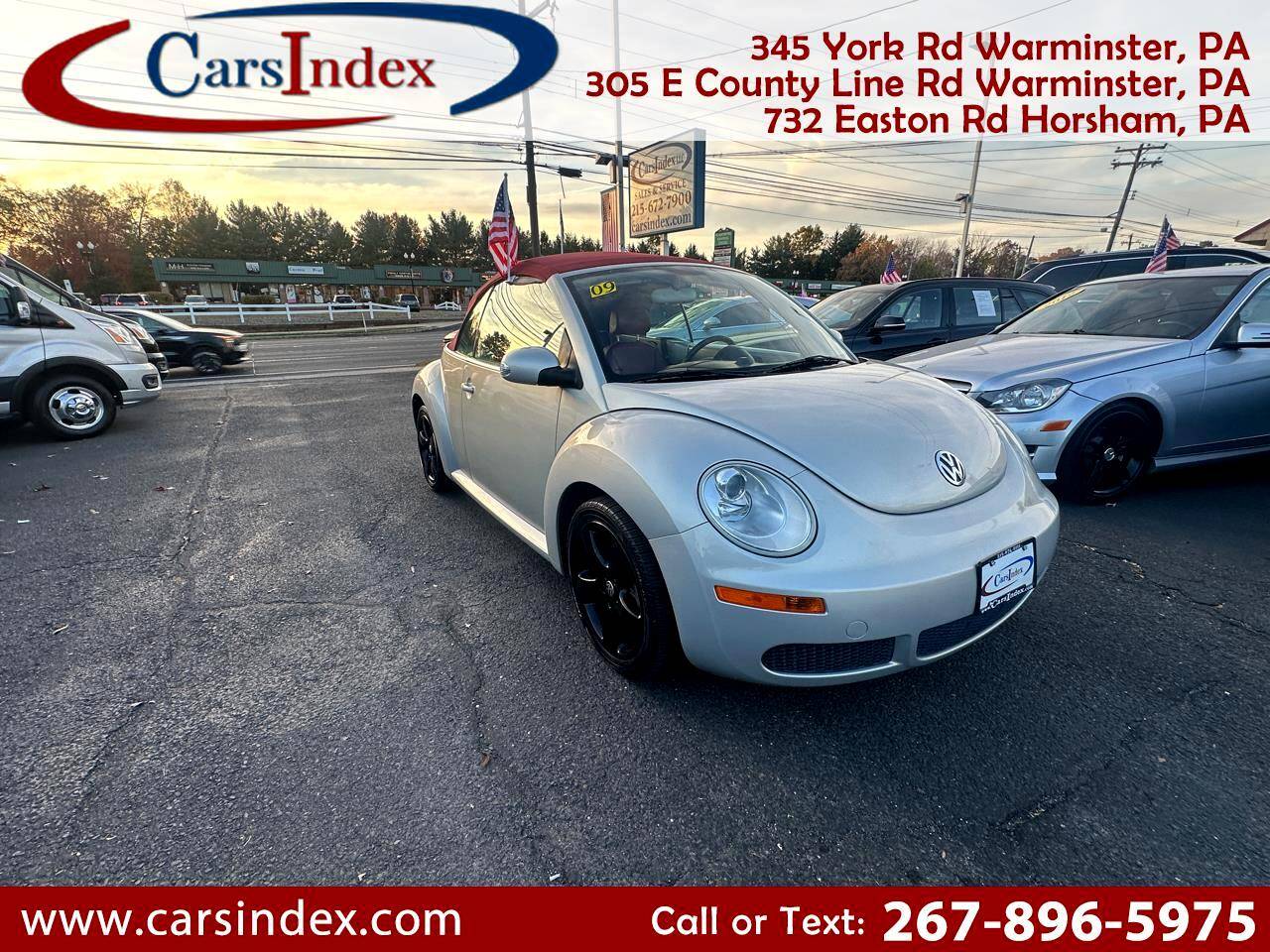 2009 Volkswagen New Beetle Blush — Convertible — 66,708 mi — Warminster, PA