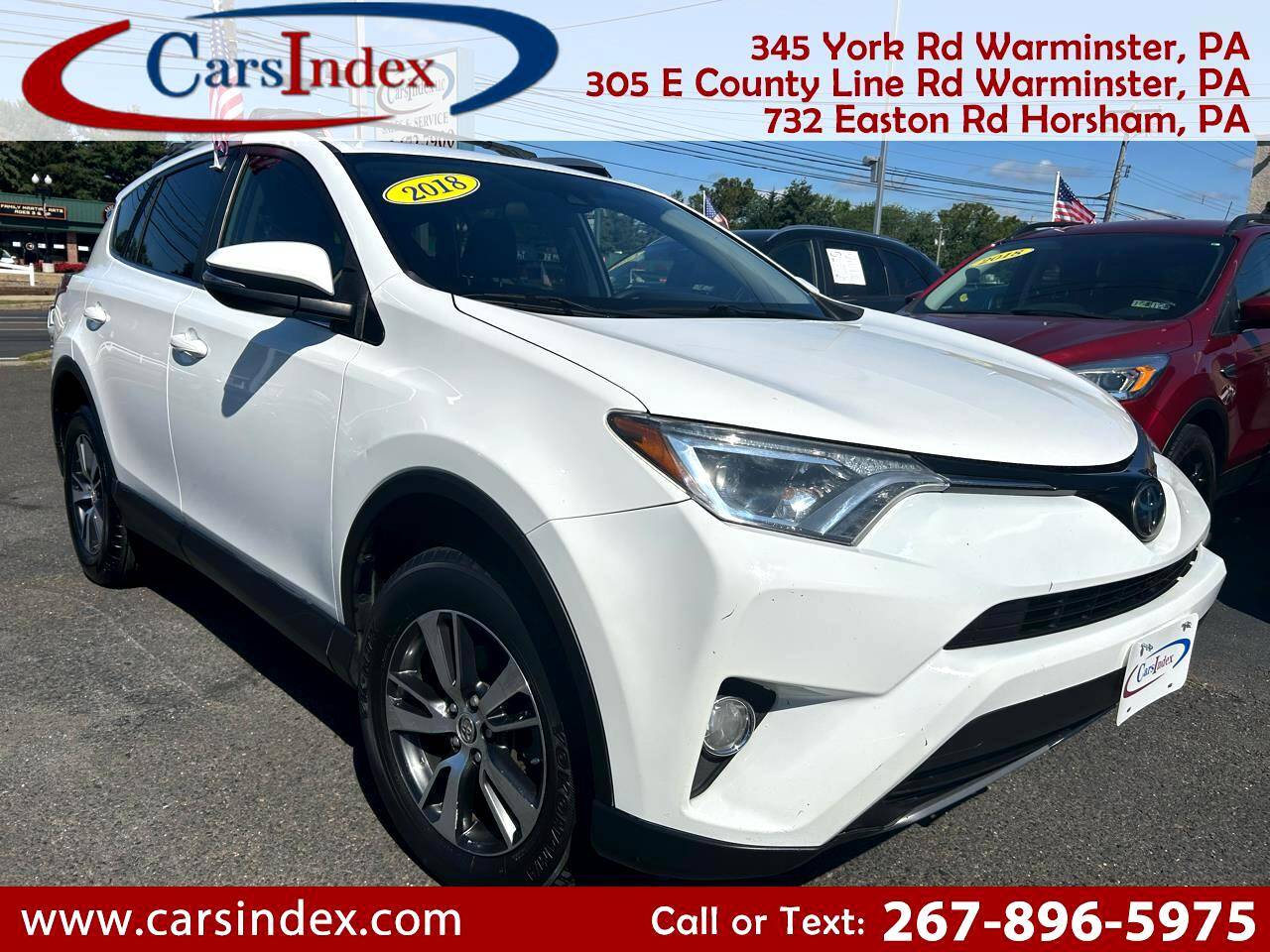 2018 Toyota RAV4 XLE — SUV — 134,470 mi — Warminster, PA