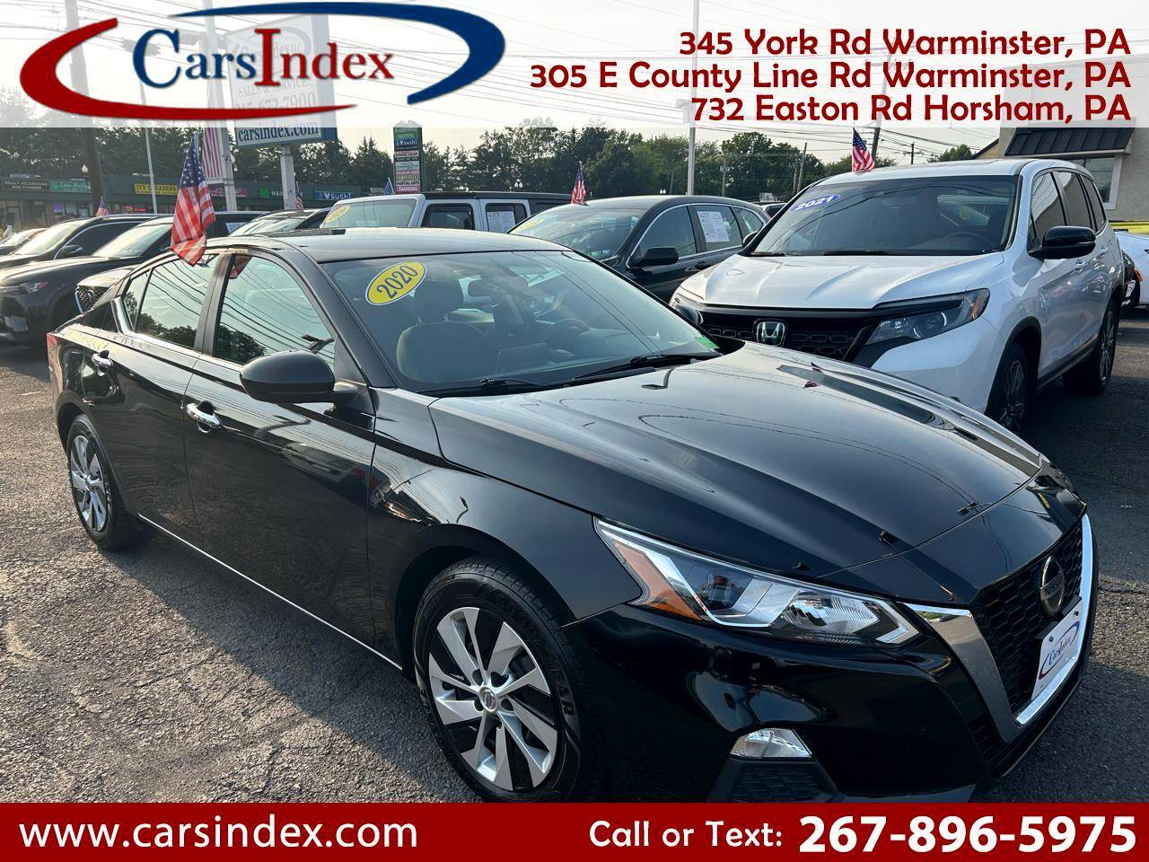 2020 Nissan Altima S — Sedan — 72,400 mi — Warminster, PA