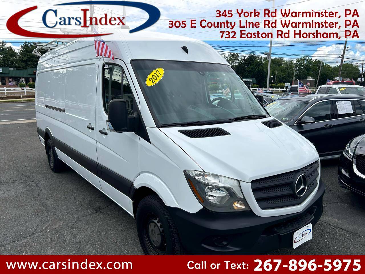 2017 Mercedes-Benz Sprinter Cargo Van 2500 Worker — Cargo Van — 104,730 mi — Warminster, PA