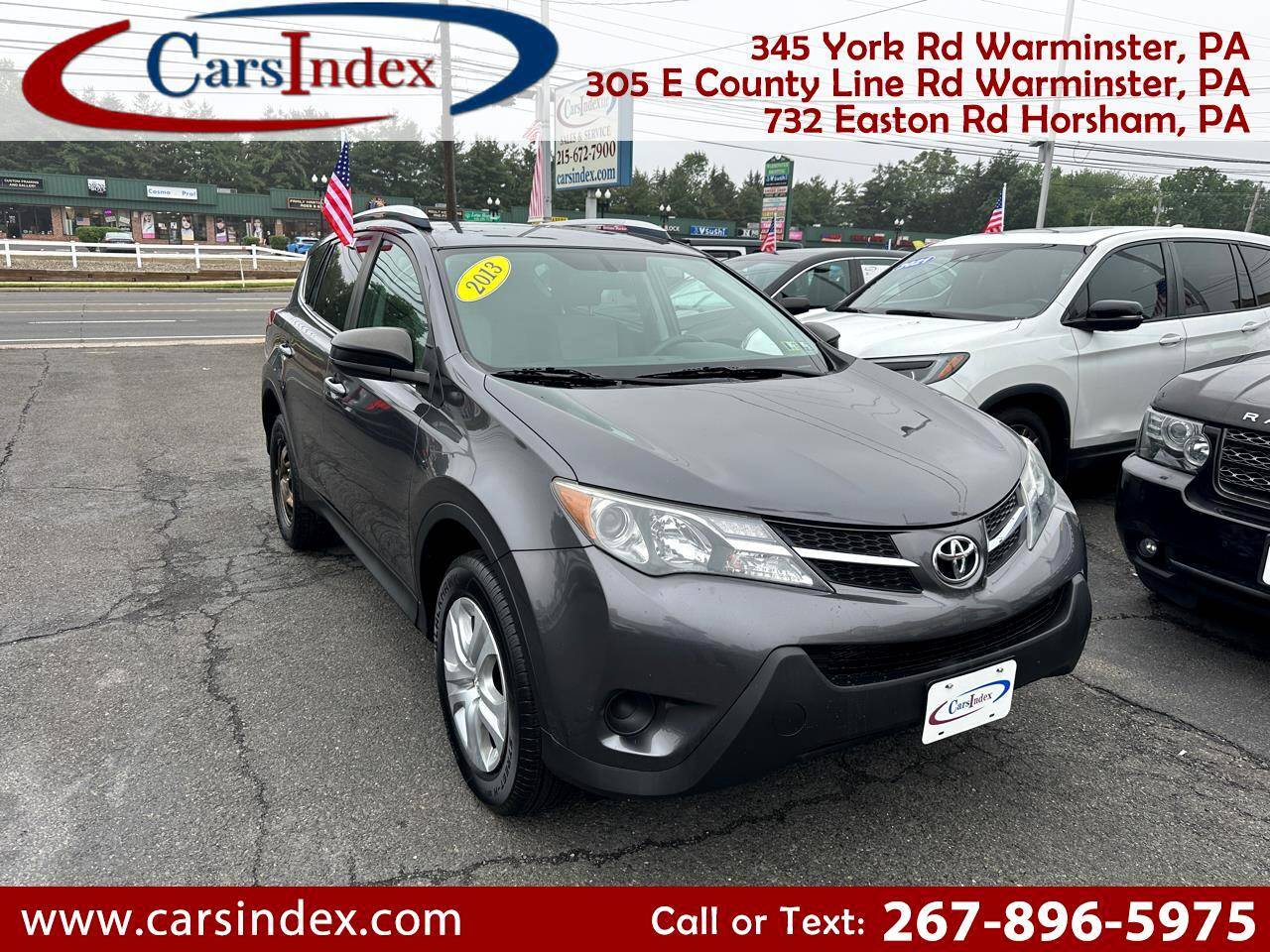2013 Toyota RAV4 LE — SUV — 123,102 mi — Warminster, PA