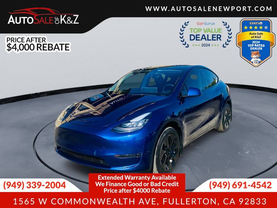 2023 Tesla Model Y Long Range — SUV — 70,174 mi — Fullerton, CA