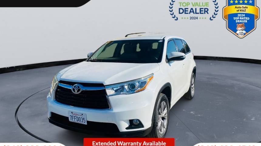 2014 Toyota Highlander LE Plus — SUV — 128,881 mi — Fullerton, CA