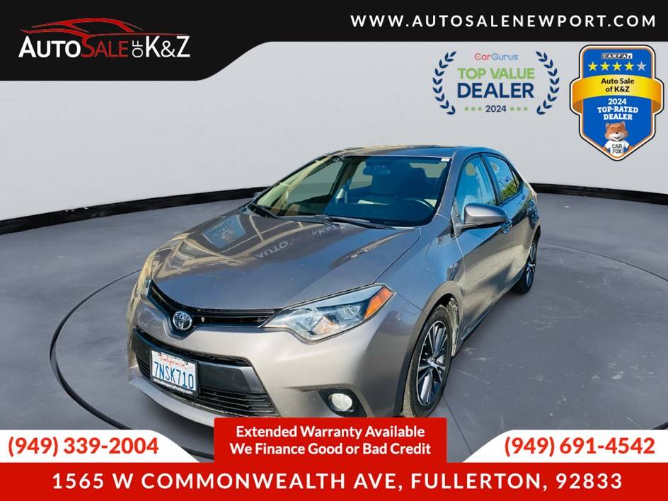 2016 Toyota Corolla LE Plus — Sedan — 76,077 mi — Fullerton, CA