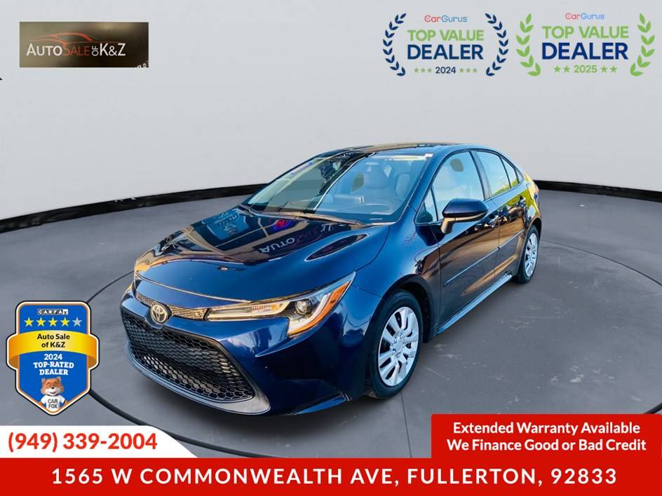 2020 Toyota Corolla LE — Sedan — 37,493 mi — Fullerton, CA